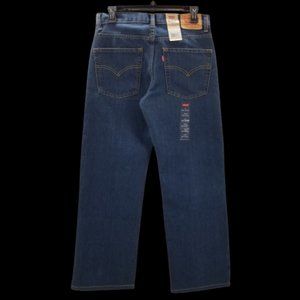Levis 550 Relaxed Fit Tapered Legs Womans Denim Blue Sz 16 Reg  28 x 26.5"